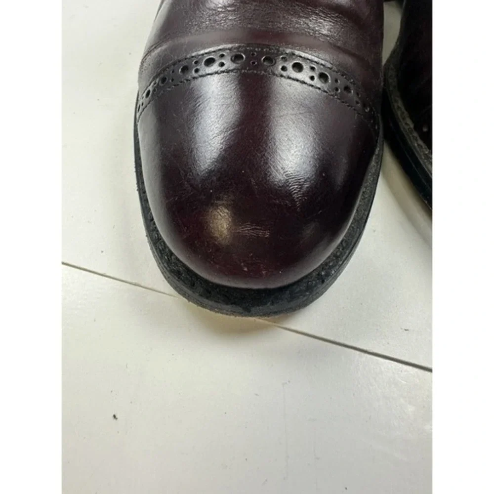 Bostonian‎ Impression Brown Cap Toe Oxford Dress Leather Shoes Mens Sz 8 D